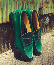 The Kenford Fineshoes(PtH[ht@CV[Y)The Kenford Fineshoes / PtH[h t@CV[Y EMBOSSED LOAFERS / GREN([t@[)
