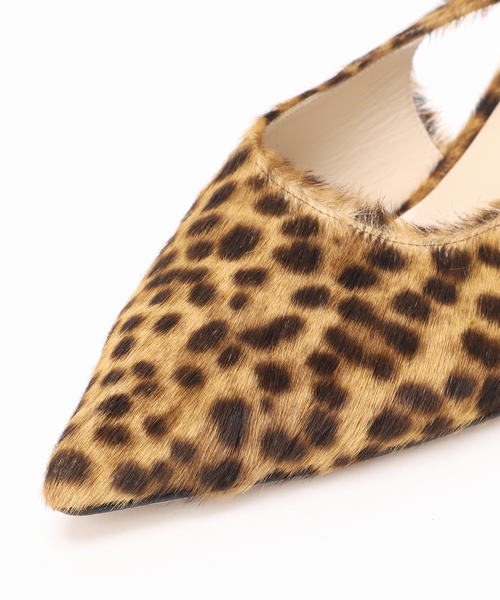 NEBULONIE ネブローニ イタリア製 レオパード ハラコ切り替え パンプス FRAMeWORK パンプス NEBULONI E. /ネブローニ 別注ROCK