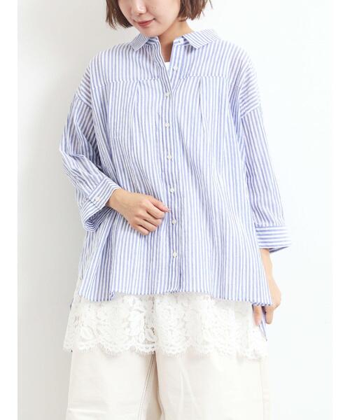 SM2（エスエムツー）の「【接触冷感】裾レースノースリーブカットソー（Tシャツ/カットソー・レディース・ブラック/オフホワイト・F）」の16枚目の写真