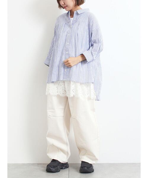 SM2（エスエムツー）の「【接触冷感】裾レースノースリーブカットソー（Tシャツ/カットソー・レディース・ブラック/オフホワイト・F）」の17枚目の写真