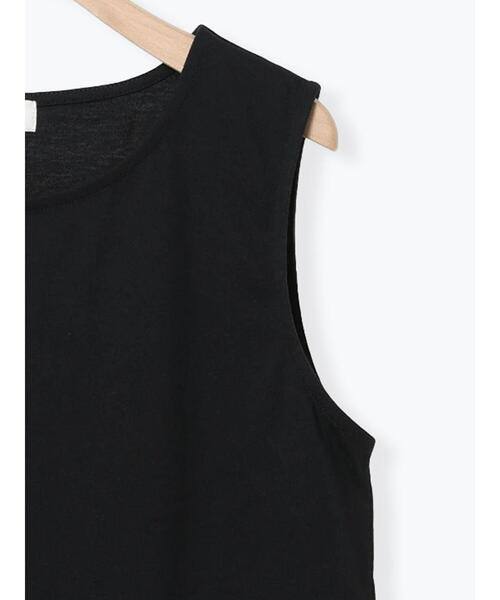 SM2（エスエムツー）の「【接触冷感】裾レースノースリーブカットソー（Tシャツ/カットソー・レディース・ブラック/オフホワイト・F）」の22枚目の写真