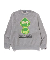 たんぽぽ⭐︎A Bathing Ape グレー トレーナー ユニセックスS A BATHING APE｜ア ベイシング エイプのスウェット（グレー/灰色系