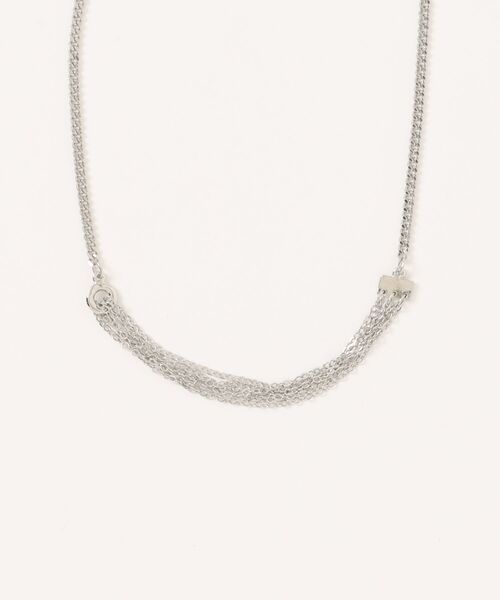 Scrap Book(スクラップブック)の「【Joli&Micare】フリンジチェーンネックレスSV(ネックレス・レディース・シルバー・FREE)」の1枚目の写真