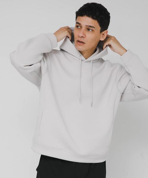 URBAN RESEARCH Sonny Label（アーバンリサーチサニーレーベル）の「ダンボールニットプルオーバーパーカー（パーカー・メンズ・グレー系その他/ブラック/チャコールグレー/ネイビー・MEDIUM/LARGE/X-LARGE）」の6枚目の写真