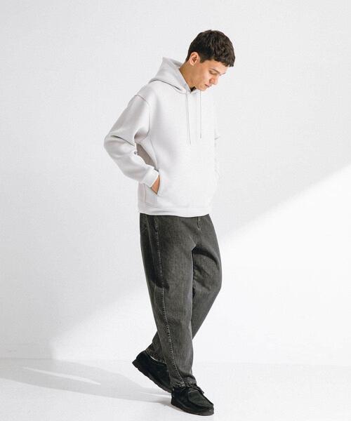 URBAN RESEARCH Sonny Label（アーバンリサーチサニーレーベル）の「ダンボールニットプルオーバーパーカー（パーカー・メンズ・グレー系その他/ブラック/チャコールグレー/ネイビー・MEDIUM/LARGE/X-LARGE）」の20枚目の写真