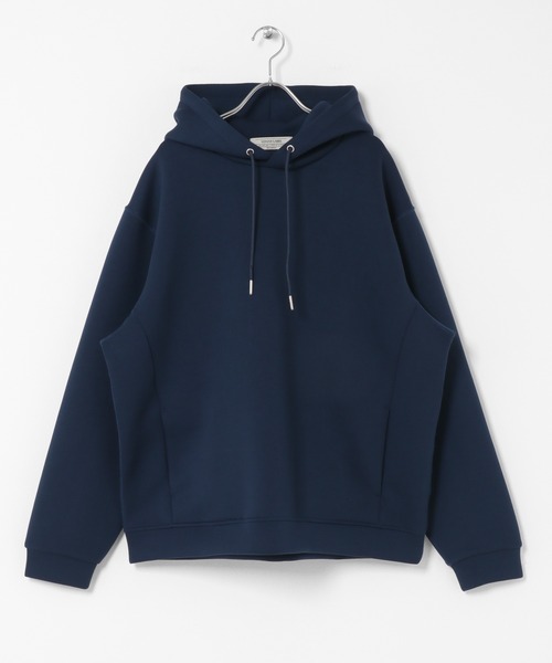 MHL. ネイビー パーカー L LOOPWHEELER FOR MHL. 10TH ANNIVERSARY | MARGARET HOWELL