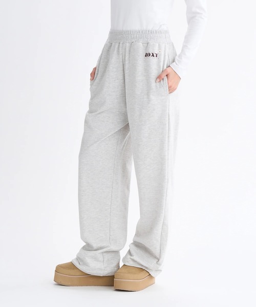 ROXY（ロキシー）の「SUN AND SURF PANTS /ロキシーセットアップ対応ウエストゴム裾ドローコード付きスウェットパンツ（スウェットパンツ・レディース・その他/ブラック/グレー/マルチ・SMALL/MEDIUM/LARGE）」の3枚目の写真