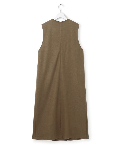 セール】ウールミルドジャージー ボックスタック ジャンパースカート