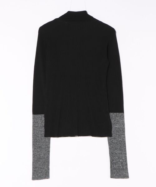 チチカカ（チチカカ）の「バイカラーリブタートルニット（ニット/セーター・レディース・ブラック/マスタード/グリーン・FREE）」の19枚目の写真