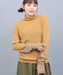 チチカカ | バイカラーリブタートルニット(ニット/セーター)