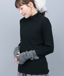 チチカカ | バイカラーリブタートルニット(ニット/セーター)