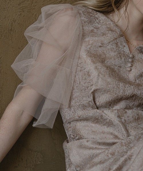 Sheer allure dress（ドレス）｜et.UNiVER（エトユニベール）の