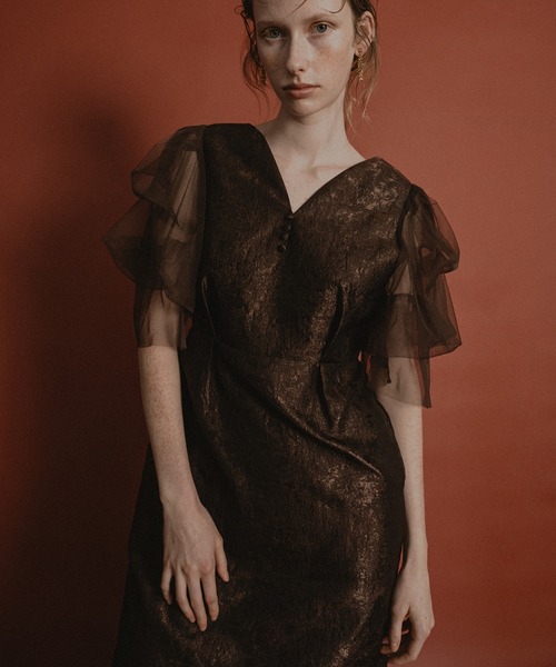 スーツ・フォーマル・ドレス etoll. Baby core sheer volume dress etoll. Baby core sheer volume dress