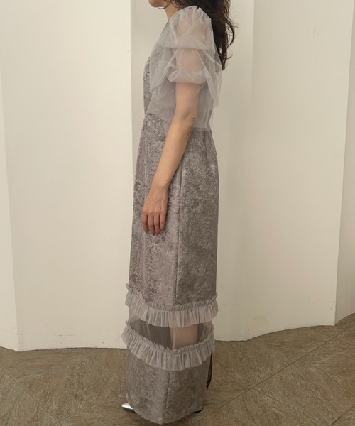 et.UNiVER | エトユニヴェール　3wayドレス　グレージュ Sheer allure dress（ドレス）｜et.UNiVER（エトユニベール）の