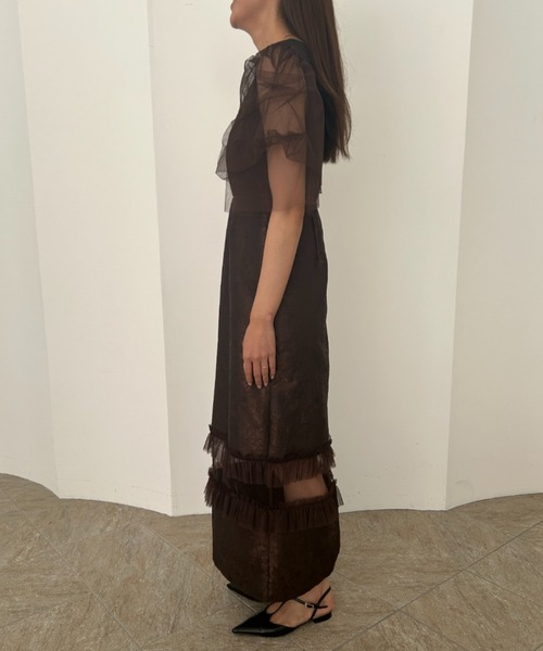 エト・ユニヴェール　オケージョンドレス et.UNiVER ドレス Swiched color dress : ZOZOTOWN Yahoo!店