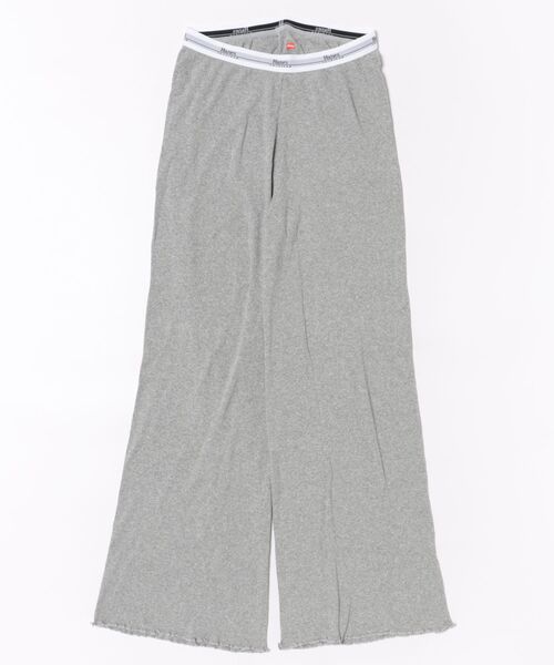 ＪＵＧＬＡＮＳ（ユグランス）の「【Hanes/ヘインズ】HW9-C101 LONG PANT/1P（その他パンツ・レディース・ヘザーグレー/ホワイト/ブラック・FREE）」の3枚目の写真