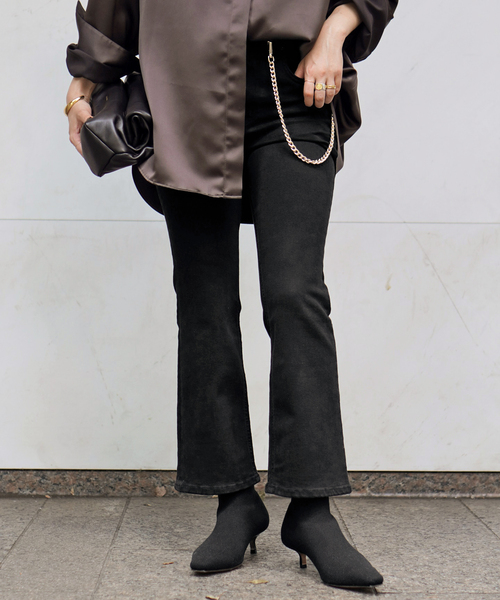 Citizens of humanity(シチズンズオブヒューマニティー)の「【CITIZENS of HUMANITY/シチズンズ・オブ・ヒューマニティ】ISOLA CROPPED BOOT(その他パンツ・レディース・ブラック・25/26/27/28)」の1枚目の写真