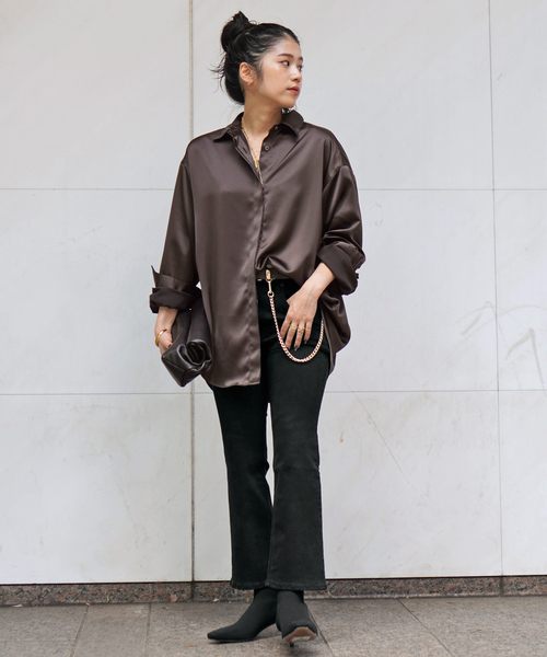 Citizens of humanity(シチズンズオブヒューマニティー)の「【CITIZENS of HUMANITY/シチズンズ・オブ・ヒューマニティ】ISOLA CROPPED BOOT(その他パンツ・レディース・ブラック・25/26/27/28)」の21枚目の写真