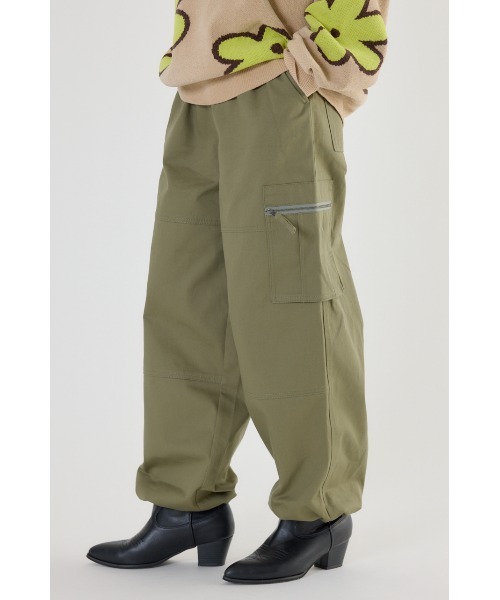 RODEO CROWNS WIDE BOWL(ロデオクラウンズワイドボウル)の「POCKET ZIP CARGOパンツ(カーゴパンツ・レディース・ブラック/ブラウン系その他/カーキ/カモフラージュ・FREE)」の17枚目の写真