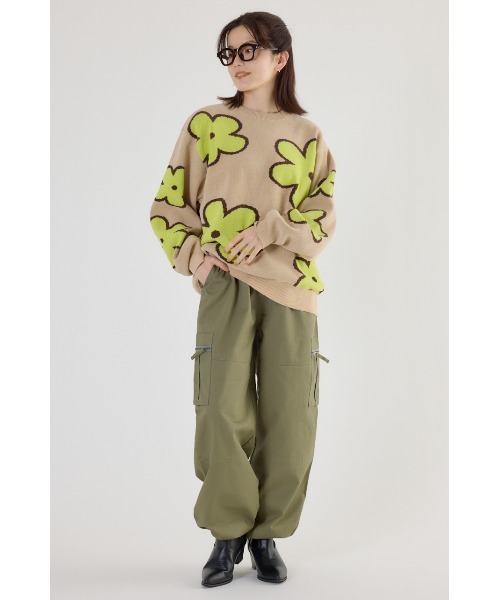 RODEO CROWNS WIDE BOWL(ロデオクラウンズワイドボウル)の「POCKET ZIP CARGOパンツ(カーゴパンツ・レディース・ブラック/ブラウン系その他/カーキ/カモフラージュ・FREE)」の20枚目の写真