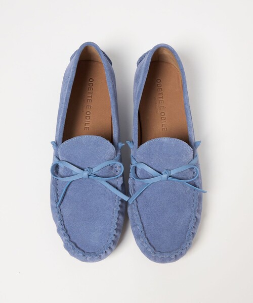 ODETTE E ODILE（オデットエオディール）の「ハンドソーンモカ フラット15↑（モカシン/デッキシューズ・レディース・ブラック/ライトブルー/ブラウン/ワインレッド・22.5cm/23cm/23.5cm/24cm/24.5cm/25cm）」の3枚目の写真