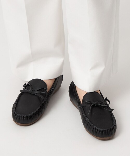 ODETTE E ODILE（オデットエオディール）の「ハンドソーンモカ フラット15↑（モカシン/デッキシューズ・レディース・ブラック/ライトブルー/ブラウン/ワインレッド・22.5cm/23cm/23.5cm/24cm/24.5cm/25cm）」の7枚目の写真