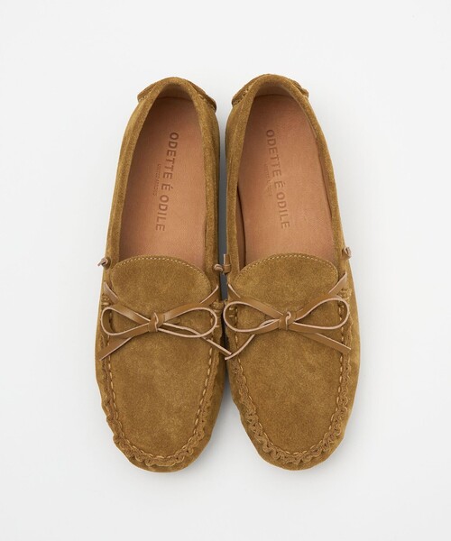 ODETTE E ODILE（オデットエオディール）の「ハンドソーンモカ フラット15↑（モカシン/デッキシューズ・レディース・ブラック/ライトブルー/ブラウン/ワインレッド・22.5cm/23cm/23.5cm/24cm/24.5cm/25cm）」の19枚目の写真