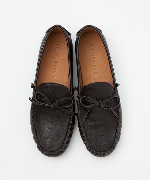 ハンドソーンモカ フラット15↑（モカシン/デッキシューズ）｜ODETTE E