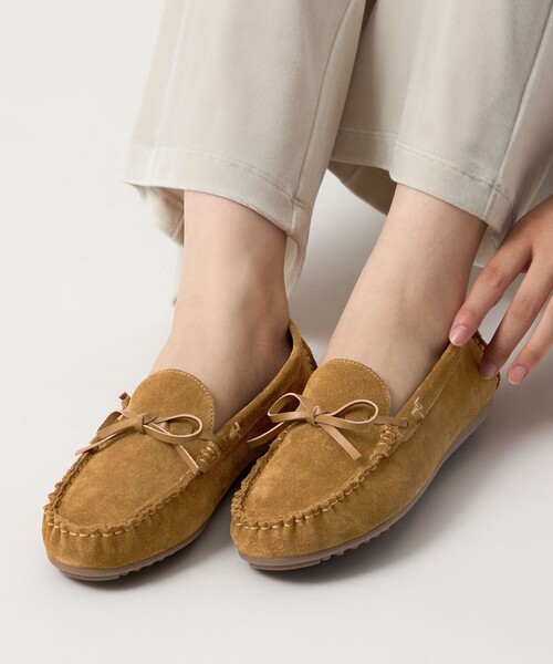 ハンドソーンモカ フラット15↑（モカシン/デッキシューズ）｜ODETTE E