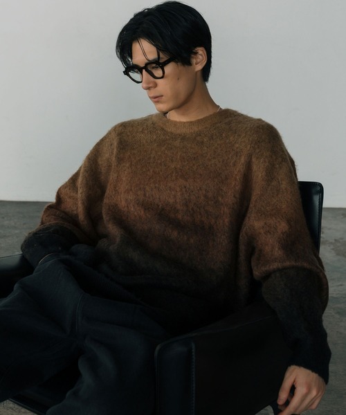 LURAKU（ルラク）の「【LURAKU】Gradation Wool Knit / LURAKU 
