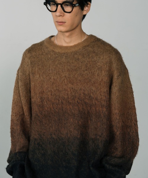 LURAKU（ルラク）の「【LURAKU】Gradation Wool Knit / LURAKU 