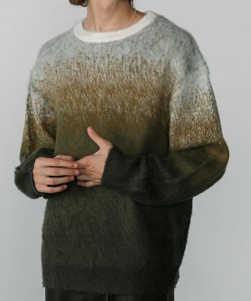 LURAKU（ルラク）の「【LURAKU】Gradation Wool Knit / LURAKU 