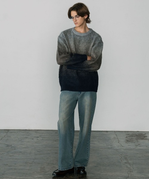 LURAKU（ルラク）の「【LURAKU】Gradation Wool Knit / LURAKU 