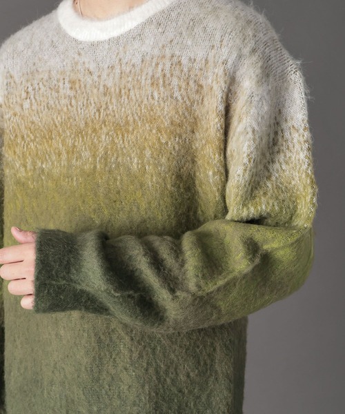 美品☆ギャルリーヴィー　ファインウール　グラデーションニット　タートルネック 専用▽名作✨ギャルリーヴィー【S】ファインウール グラデーション