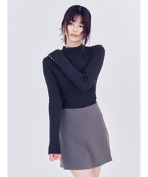 FRAY I.D | ウールアクリルセミシアーリブニット(ニット/セーター)