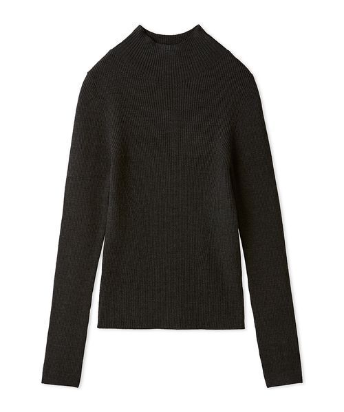 FRAY I.D（フレイアイディー）の「ウールアクリルセミシアーリブニット（ニット/セーター・レディース・マスタード/ホワイト/ブラウン/チャコールグレー・F）」の20枚目の写真