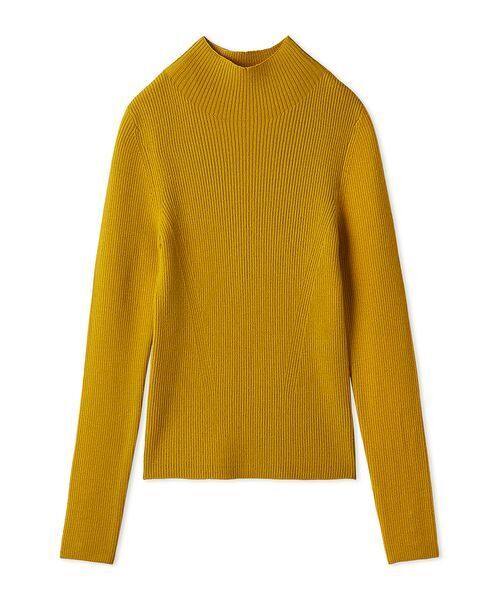 FRAY I.D（フレイアイディー）の「ウールアクリルセミシアーリブニット（ニット/セーター・レディース・マスタード/ホワイト/ブラウン/チャコールグレー・F）」の21枚目の写真