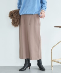 DOUX ARCHIVES タイトスカート　ブラウン　ドゥアルシーヴ DOUX ARCHIVES｜リブロングタイトスカート | Rakuten Fashion
