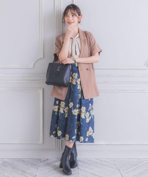 ITS'DEMO（イッツデモ）の「【手洗い可】配色ボウタイニット（ニット/セーター・レディース・ベビーピンク/アイボリー/ブラック/ダークブラウン・00）」の21枚目の写真