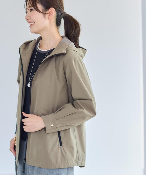 Reflect(リフレクト)の「【ライトアウター/キレイ見え/気軽な羽織に◎】スポーティライトアウター(ブルゾン・レディース・オリーブ/ネイビー・05/07/09/11/13/15 /17)」の4枚目の写真