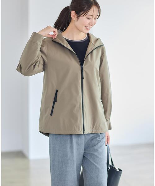 Reflect(リフレクト)の「【ライトアウター/キレイ見え/気軽な羽織に◎】スポーティライトアウター(ブルゾン・レディース・オリーブ/ネイビー・05/07/09/11/13/15 /17)」の7枚目の写真