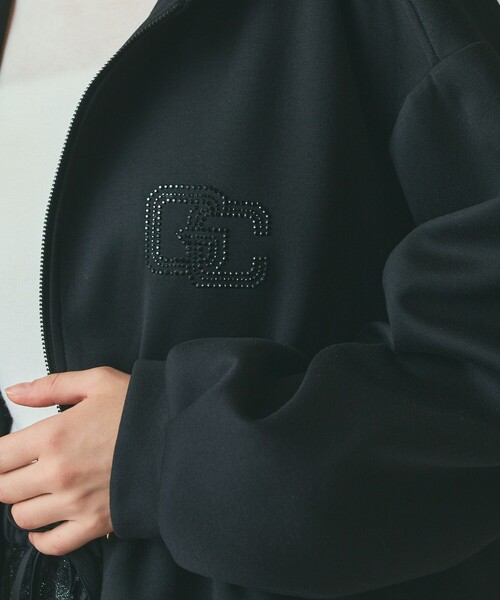 GRACE CLASS（グレースクラス）の「ロゴドロストフーディ（パーカー・レディース・ブラック/カーキ・36）」の8枚目の写真