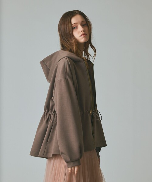 GRACE CLASS（グレースクラス）の「ロゴドロストフーディ（パーカー・レディース・ブラック/カーキ・36）」の14枚目の写真