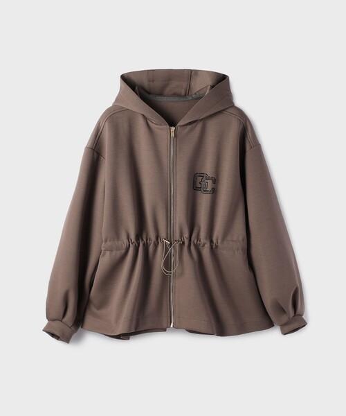 GRACE CLASS（グレースクラス）の「ロゴドロストフーディ（パーカー・レディース・ブラック/カーキ・36）」の17枚目の写真