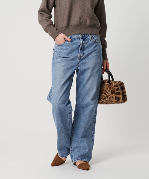 upperhights(アッパーハイツ)の「<upper hights>THE CECILIE ワイドストレート デニムパンツ(デニムパンツ・レディース・コバルトブルー・23/25/24)」の2枚目の写真