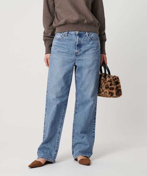 upperhights(アッパーハイツ)の「<upper hights>THE CECILIE ワイドストレート デニムパンツ(デニムパンツ・レディース・コバルトブルー・23/25/24)」の3枚目の写真