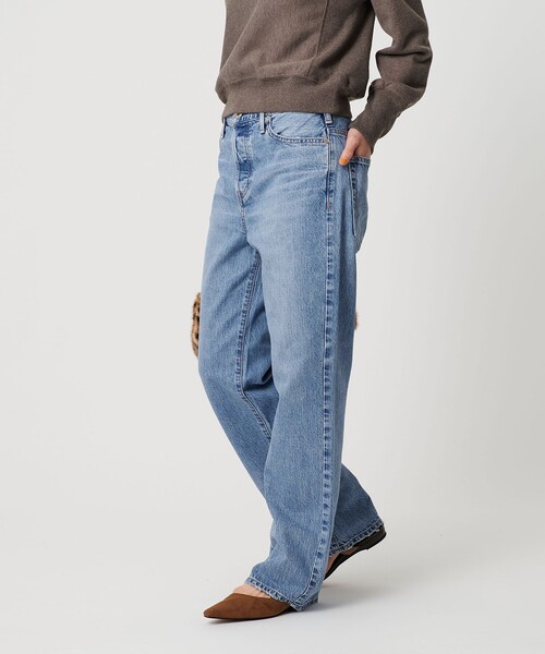 upper hights＞THE CECILIE ワイドストレート デニムパンツ（デニム