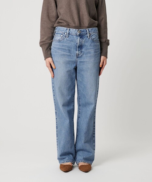upperhights(アッパーハイツ)の「<upper hights>THE CECILIE ワイドストレート デニムパンツ(デニムパンツ・レディース・コバルトブルー・23/25/24)」の6枚目の写真