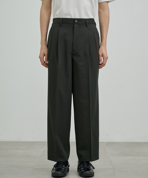 TECHNO WOOL 2タックイージーパンツ（その他パンツ）｜UNITED TOKYO