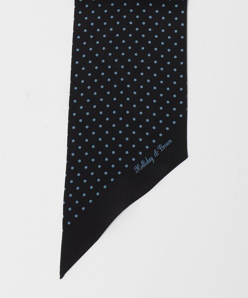 UNITED ARROWS(ユナイテッドアローズ)の「<Holliday&Brown>ドット ストール(ストール/ショール・メンズ・ブラウン系/ネイビー・FREE)」の6枚目の写真